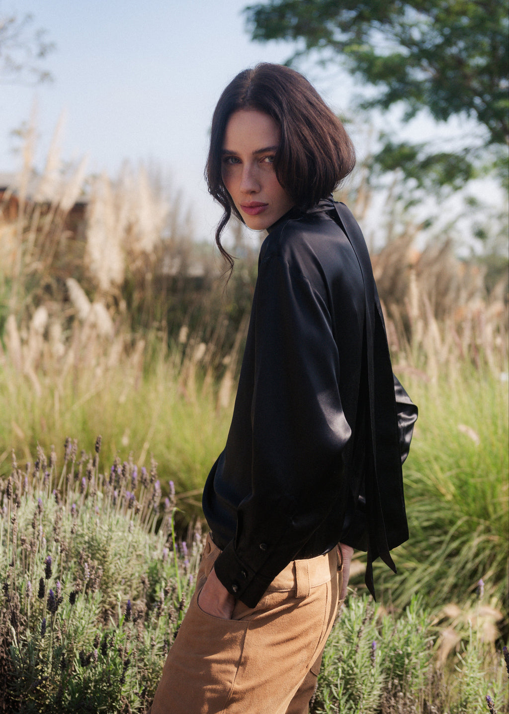 ATHA tie blouse